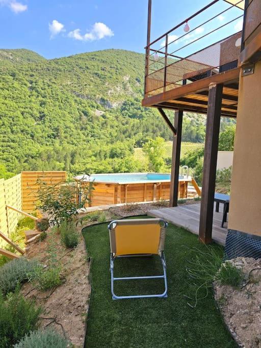 Vila La Castellane, Vue Imprenable Sur Le Luberon Saignon Exteriér fotografie