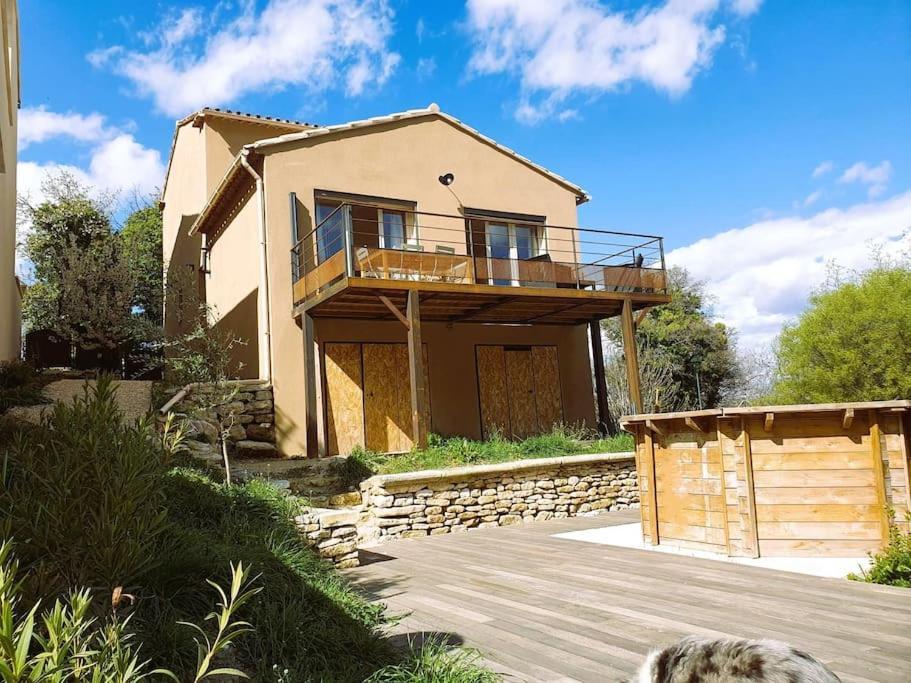 Vila La Castellane, Vue Imprenable Sur Le Luberon Saignon Exteriér fotografie